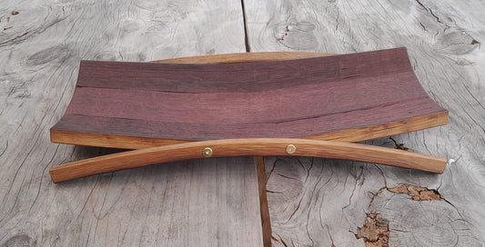 Recycled Wine Barrel Stave Medium Platter