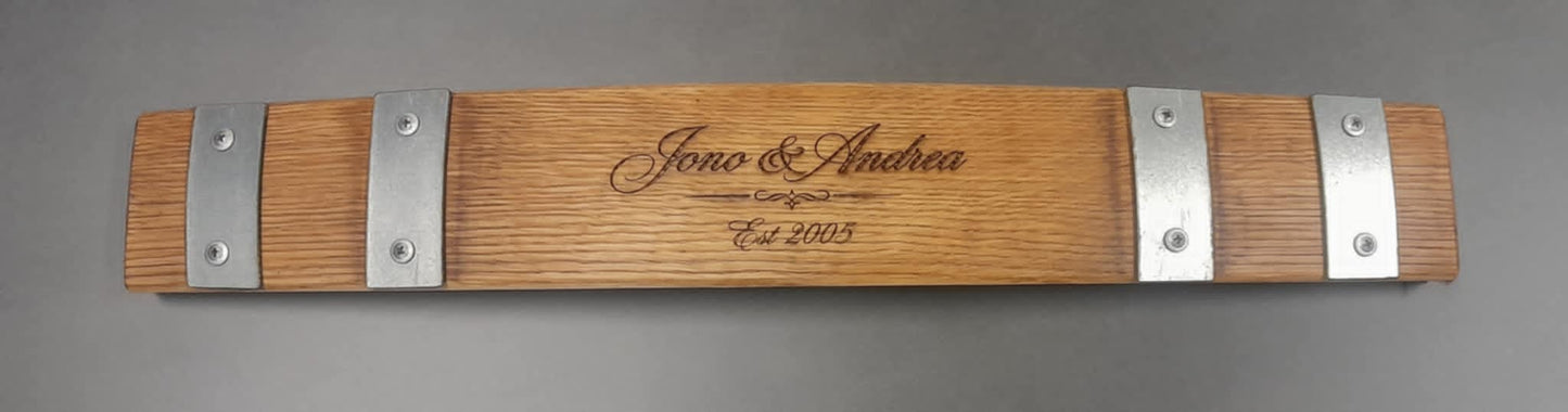 Custom Laser Engraved Stave Sign